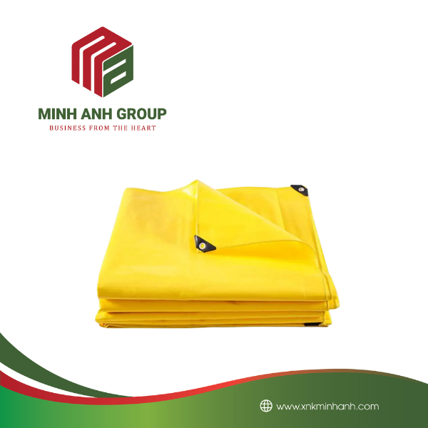 Large Tarpaulin as Temporary Shelter During Emergency Situations